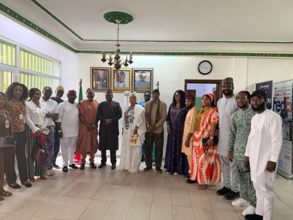 Ojaja University delegation with the Chargé d’Affaires and Embassy officials in Cotonou
